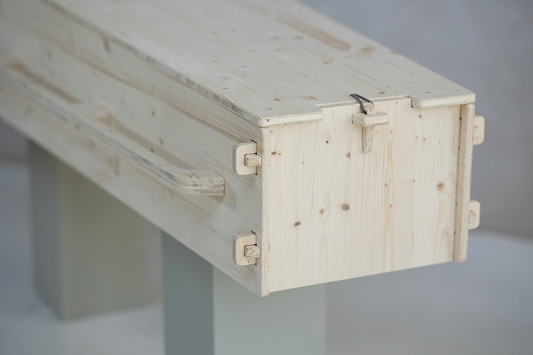 WigRust kist - massief vurenhout