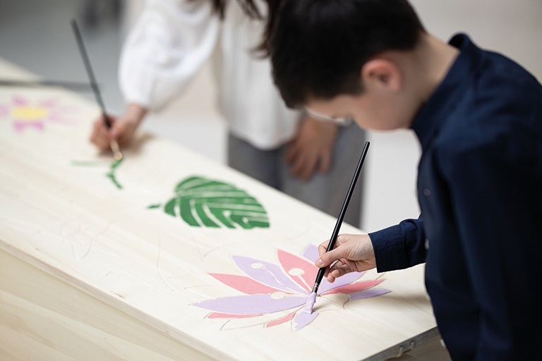  Kleurplaatkist - massief populieren