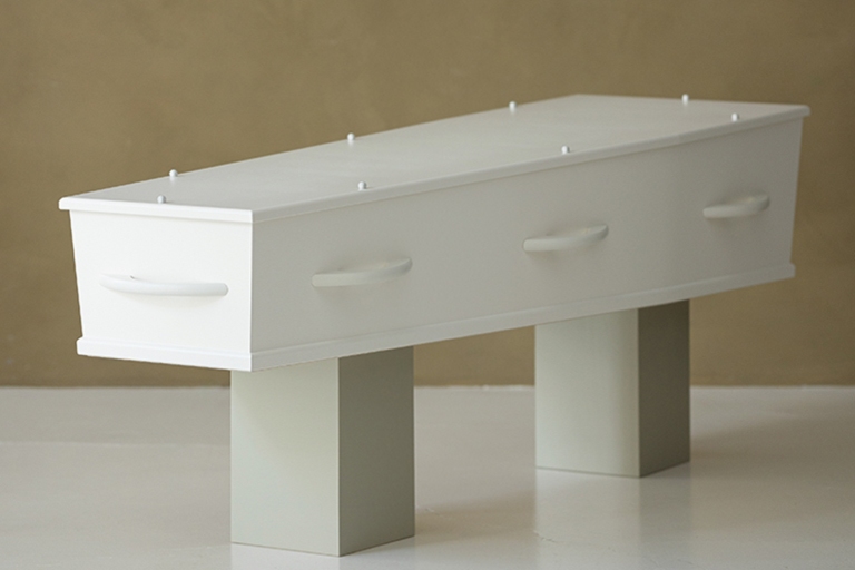 Uitvaartkisten kleur wit